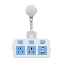 Multi-socket conversion plug splitter multi-function strip one to two three multi-hole bedside extension strip 1766