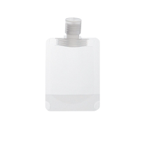 Travel refill bottle transparent lotion toiletries cosmetics disposable shower gel refill bag storage bag 781