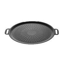 BBQ plate outdoor cassette stove barbecue plate Maifan stone Korean barbecue pot household Teppanyaki induction cooker 2351