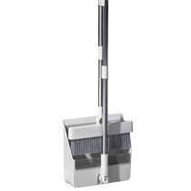 Soft bristle sweeping broom handle broom dustpan set combination bathroom magic sweeping broom floor scraper 1117