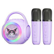 Sanrio karaoke speaker microphone audio microphone Bluetooth wireless childrens home home ktv all-in-one 2481