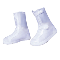 Tenuen Rain Shoes Shoe Cover Waterproof Pluie non glissante Bottes de pluie sur les jours de pluie En dehors du port de leau Chaussures deau Section Hommes Thickened Silicone Automne Hiver 1563
