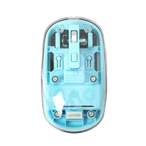 Rama M100 Wireless Bluetooth Mouse Dual-mode Transparent Shell Desktop Notebook Universal Type-C Charging 559