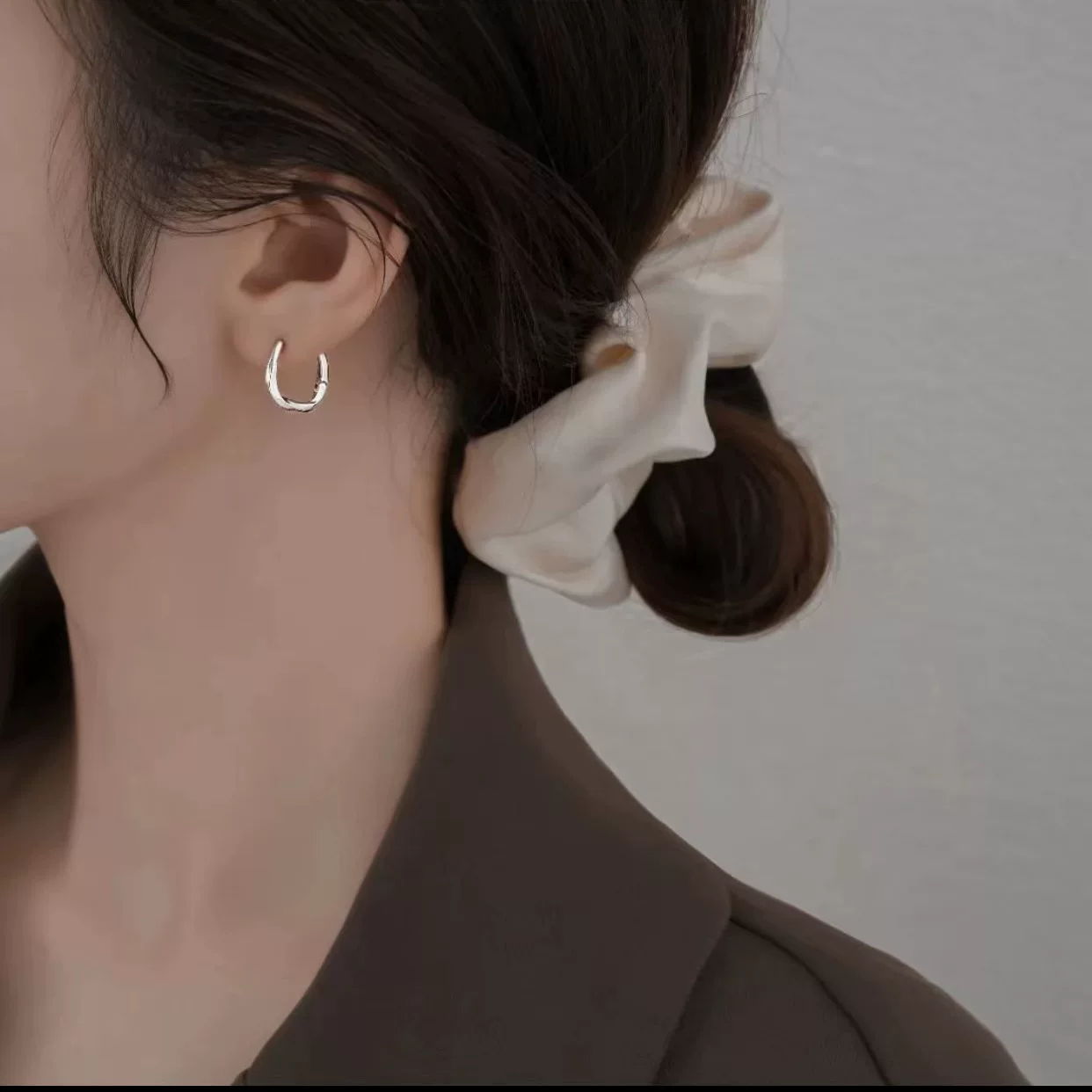 Серьги из Sterling Silver Möbius Loop для женщин 2025 год, новые нишевые серьги, подарок на день рождения Lidikana 2521