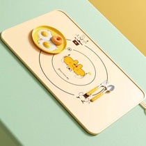 Childrens placemat food grade silicone primary school student dining table mat baby lunch non-slip insulated table mat 706