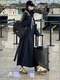 Korean Style Lazy Loose Casual Trench Coat for Women, Autumn 2024 New Model, Petite High-End Long Coat