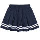 ເດັກຍິງຜ້າຝ້າຍບໍລິສຸດ navy blue pleated skirt ພາກຮຽນ spring ແລະ summer skirt ເດັກນ້ອຍສີຟ້າຊ້ໍາ skirt ໂຮງຮຽນປະຖົມຊຸດ skirt ສັ້ນ