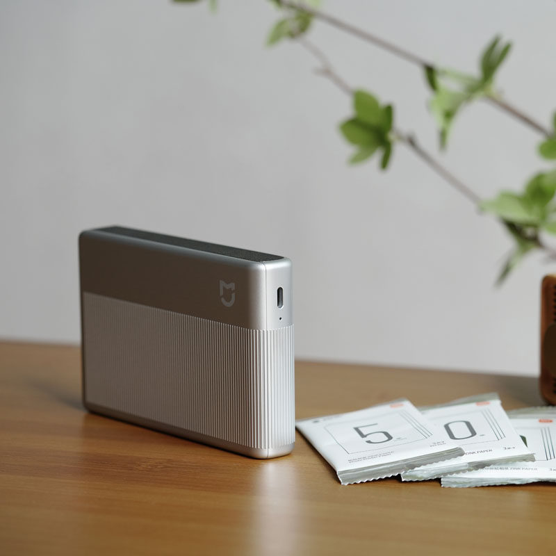 Xiaomi Mijia Pocket Photo Printer 1S Portable Small Mobile Phone Color Printer Wireless Connection Instant Print