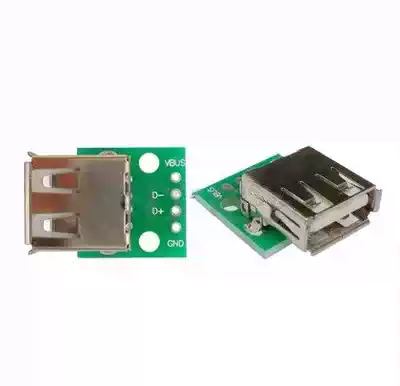 USB 2 0 female seat head turn DIP 4p direct plug adapter plate welded mobile phone power data cable