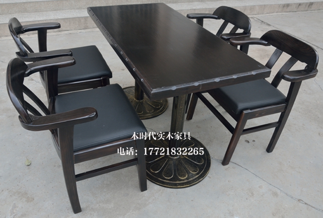 Bánh trà sữa đồ ăn nhẹ tráng miệng cửa hàng đồ nội thất nhà hàng bàn ăn + ghế ăn sắt rèn bàn hình chữ nhật 18 nội thất phòng ngủ