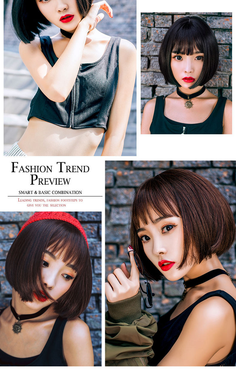 Perruque cheveux raides Court - Ref 2608274 Image 24