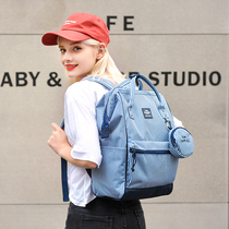 Lone clearance Japanese shoulder bag Womens small fresh school bag Large capacity street travel backpack Runaway bag