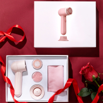 MINISO famous excellent product electric cleaning face washing device gift box wash bag simple (send 2 brush head storage bag)