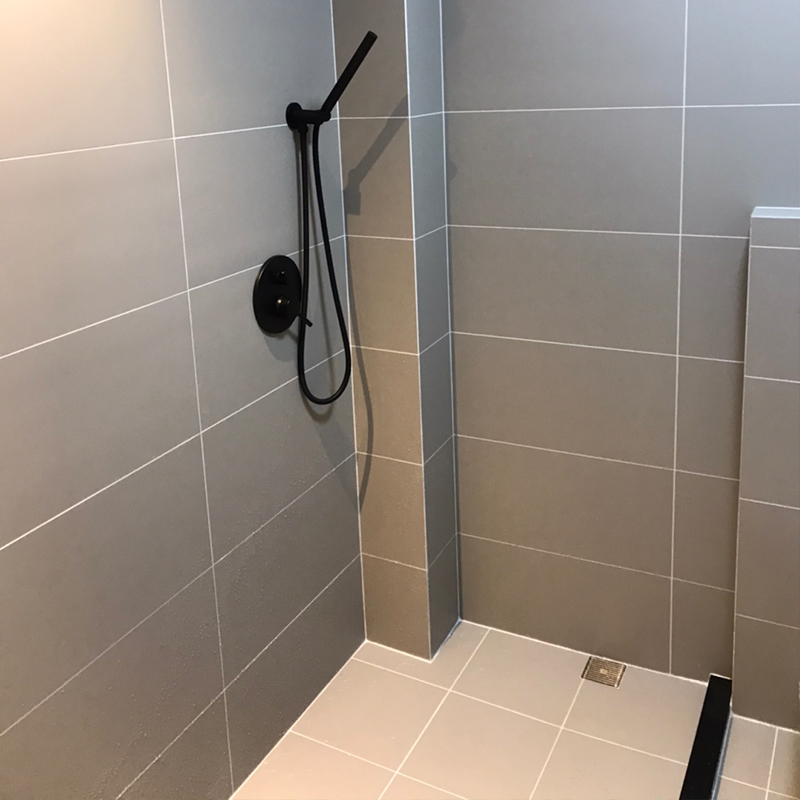 Simple modern gray antique brick Bathroom bathroom tile non-slip floor tile balcony wall tile living room all-over brick