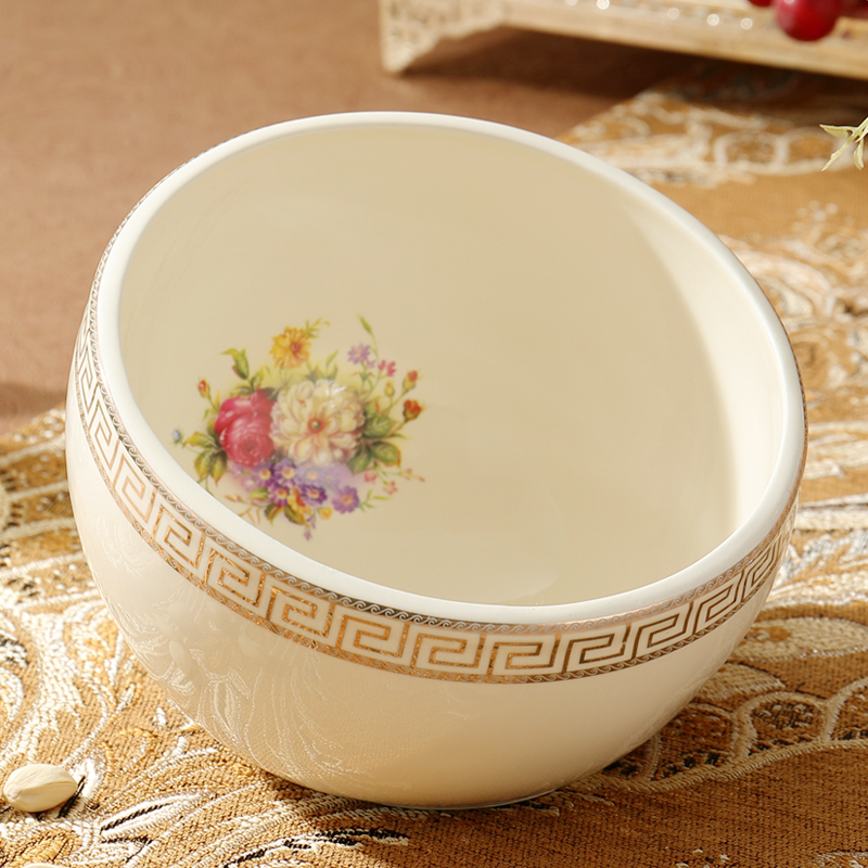 Eurostyle Desktop Containing Trash Can Small ceramic Creative Mini Home Makeup Room Bedroom Living Room Tea Table Hem