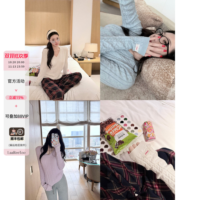 Laareetoo Twist Knit Sweater for Women, Slimming, Autumn/Winter 2026 New Style, Wool Knit Top, Elegant and Versatile Laareetoo Twist Knit Sweater for Women, Slimming, Autumn/Winter 2026 New Style, Wool Knit Top, Elegant and Versatile