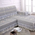 Seasons trượt bông vải bông đơn giản hiện đại sofa đệm vườn bìa đệm dày sofa che Continental - Ghế đệm / đệm Sofa