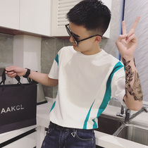 Spirit small guys online red short sleeve t-shirt male Korean version Trend Micro relaxed and casual Compassionate Summer Men Fitted clothes