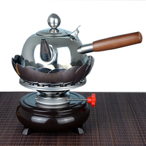 Outdoor alcohol tea stove windproof camping portable alcohol light tea stove Heated boiling water base Vintage alcohol stove