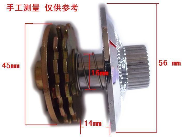 Tất cả kim loại cơ khí hộp mật khẩu khóa nhỏ mật khẩu nhỏ đĩa an toàn khóa số khóa xe an toàn M56