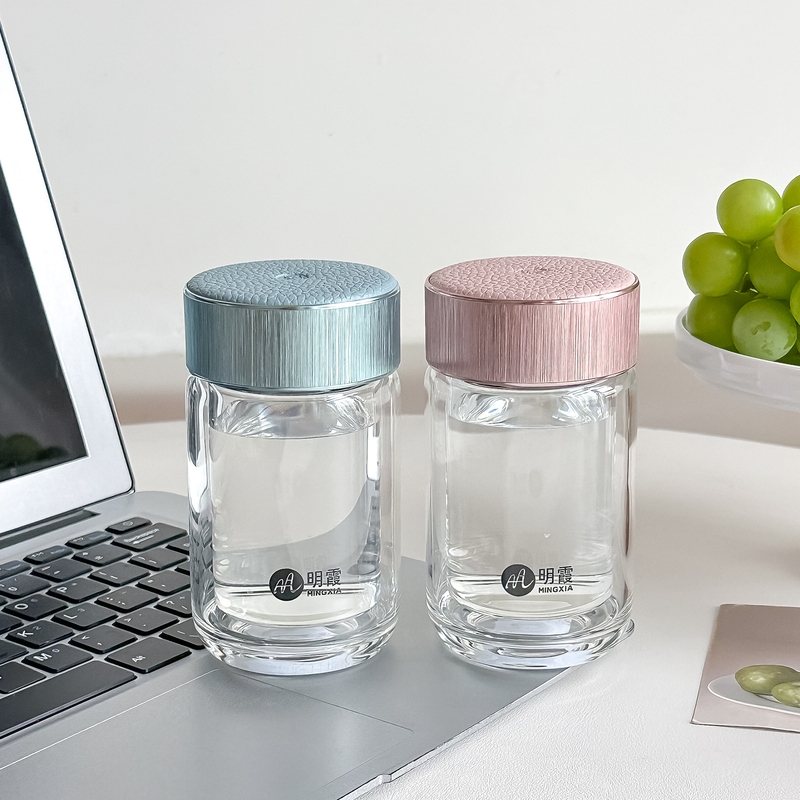 Thickened Double-Layer Glass Cup with a Light Luxury Feel, High-End Mini Small-Sized Water Cup, Portable 150ml High-Temperature Resistant Handy Cup Thickened Double-Layer Glass Cup with a Light Luxury Feel, High-End Mini Small-Sized Water Cup, Portable 150ml High-Temperature Resistant Handy Cup
