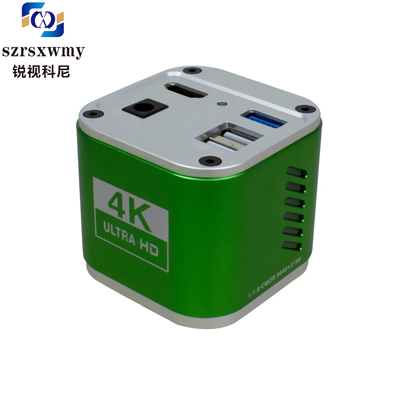 4K高清电子显微镜HDMI/USB双接口工业相机可拍照录像测量带十字线