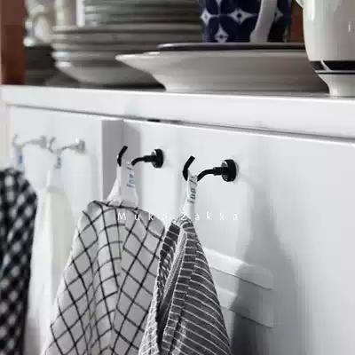 Export Japanese magnet adhesive hook kitchen refrigerator non-perforated magnetic adsorption storage strong magnet adhesive hook