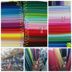 Vải polyester màu xanh lá cây màu xanh xanh vải nâu Hướng dẫn tự làm vải chắp vá nhóm màu dạy vải đầu vải màu vải cotton dày Vải vải tự làm