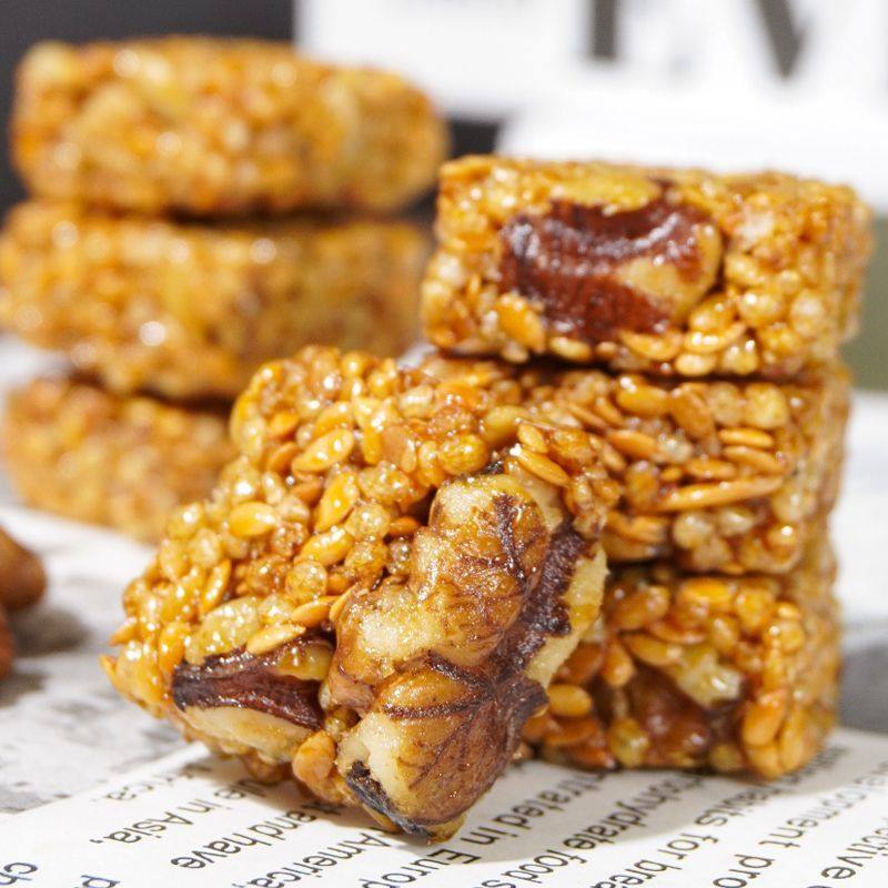 [0 Additives] Sugar-Free Flaxseed and Walnut Crisps, Mixed Nuts, Meal Replacement Snacks, Pastries, Specially for People with Diabetes