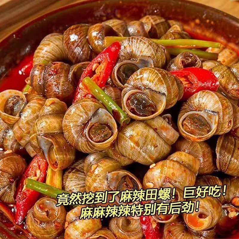 Spicy and Flavorful Snails with Juicy Filling, Individually Packaged Ready-To-Eat Nostalgic Snack, Ready to Eat with Drinks