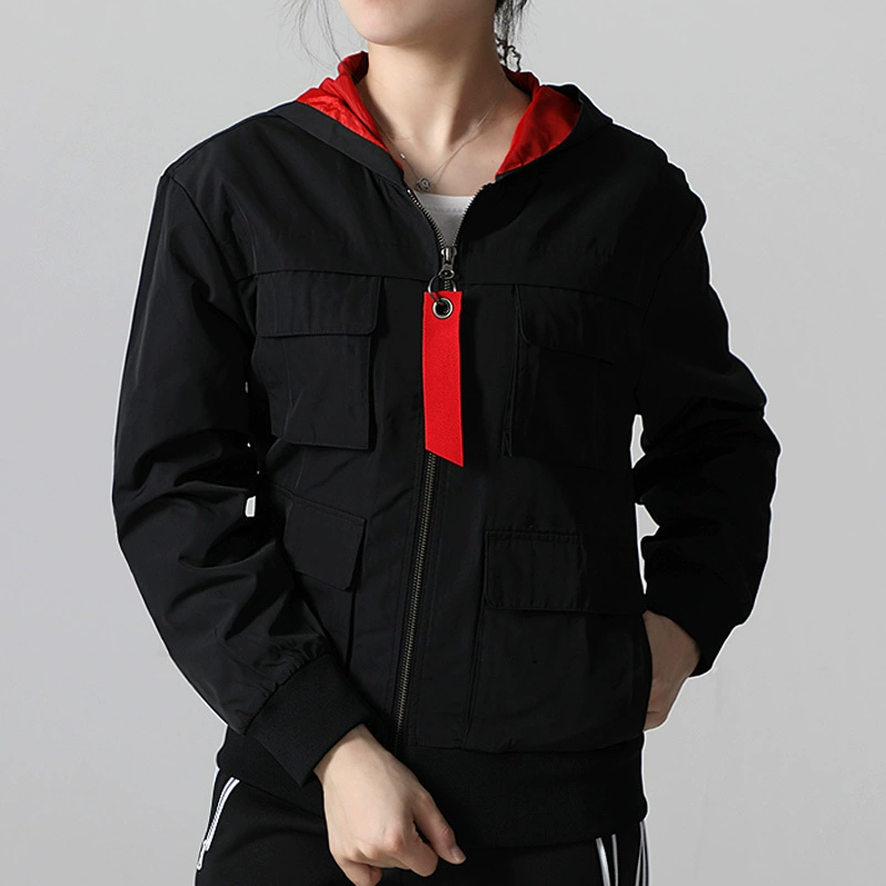 Adidas NEO Women 2018 Fall New Windbreaker Jacket Áo khoác có mũ trùm đầu DM4238 DM4228 - Áo khoác thể thao / áo khoác