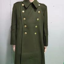Vintage 87 woolen coat long woolen windbreaker winter elderly military fans collection general woolen coat