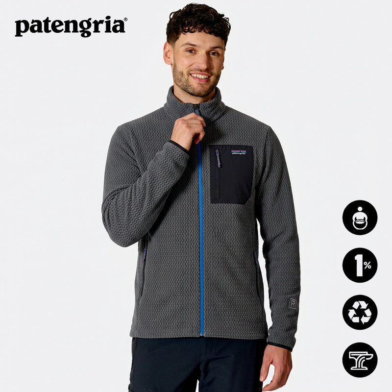 Official Website Genuine Bata R1 Air Fleece Jacket for Men, Lightweight Outdoor Daily Casual Warm Cardigan Jacket 40275