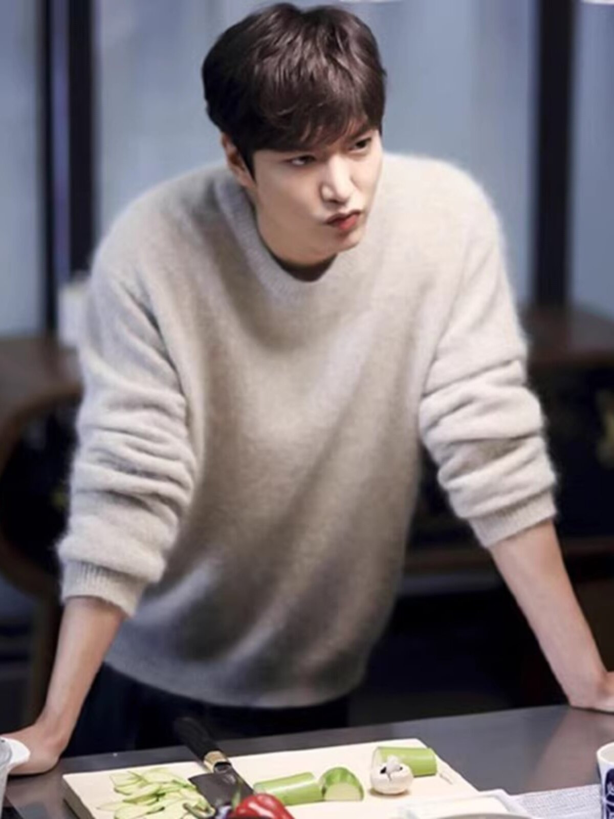 Autumn and Winter Cashmere Sweater for Men, Half-High Round Neck, Thickened Sweater, Loose Fit, High-End, Light Luxury, Warm, Large Size, Wool Knit Base Layer