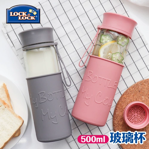 Стеклянная вместительная и большая чайная чашка, в корейском стиле, 500 мл