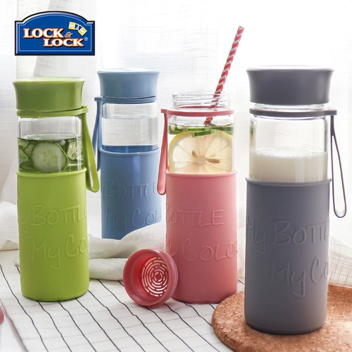 Стеклянная вместительная и большая чайная чашка, в корейском стиле, 500 мл