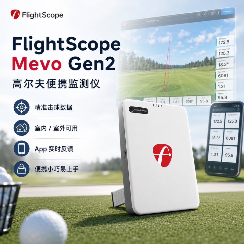 Flightscope Mevo Gen2 Golf Simulator Launch Monitor Flightscope Mevo Gen2 Golf Simulator Launch Monitor