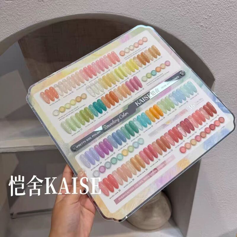 New Model from the Beauty Expo: Shesha Kaishe 36-Color Begonia Flower Language Translucent Nail Polish Gel for Nail Salons