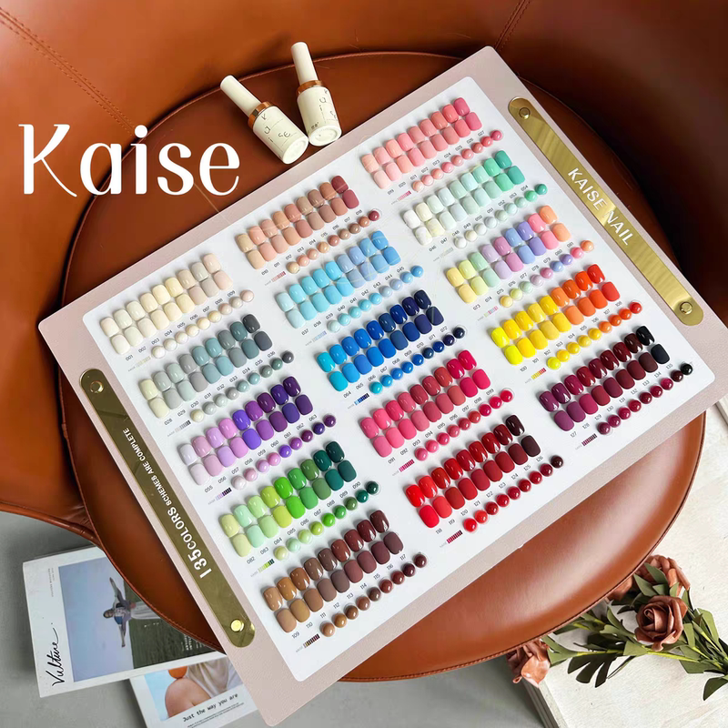Kaise Nail Offers 135 Colors of Yunmu Four Seasons Nail Polish Gel Set, Popular for Nail Salons Opening