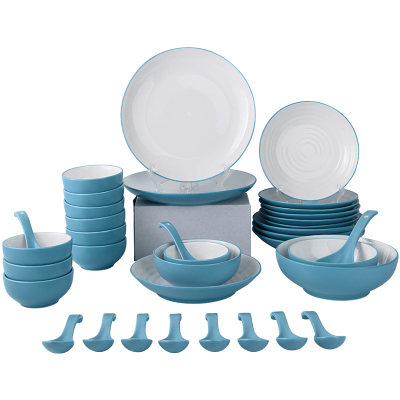 雅诚德北欧饭碗家用碗碟套装餐具碗盘组