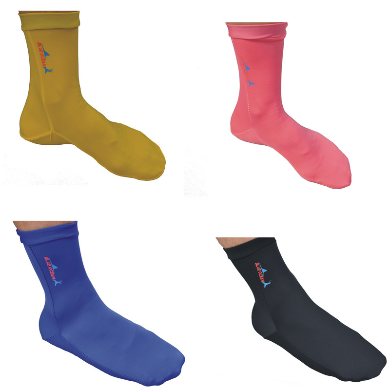 Adult men and women snorkeling socks sunscreen beach socks non-slip anti-scratch diving socks nylon swimming socks surfing drifting socks