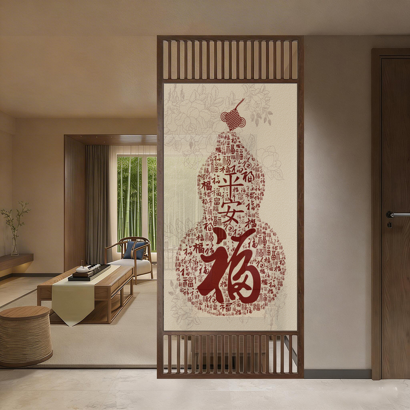 Song Dynasty Aesthetic Screen Partition for Living Room, Chinese-Style Simple Solid Wood Home Entryway, Song-Style Beautiful Screen Grille for Foyer Song Dynasty Aesthetic Screen Partition for Living Room, Chinese-Style Simple Solid Wood Home Entryway, Song-Style Beautiful Screen Grille for Foyer