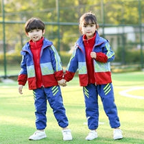Kindergarten Garden Clothes Spring and Autumn Primary School uniforms Childrens Autumn and Winter Suit Sports Chinese Style Thickening Class Clothes Set