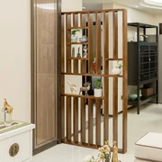 Vách ngăn màn hình gỗ rắn kiểu Trung Quốc mới Nhập vào lưới tản nhiệt bằng gỗ lối vào hiên Phòng khách Vách ngăn màn hình khu vực khô và ướt - Màn hình / Cửa sổ