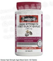 (Australia Direct Mail)Swisse High Concentration Black Aged Garlic Slices 2000mg Garlic 120 tablets Two tablets a day