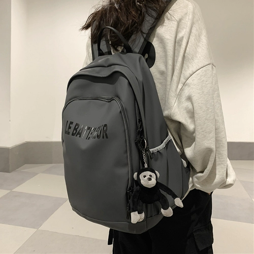 Вместительная и большая сумка через плечо, модный школьный рюкзак, городской стиль, подходит для студента