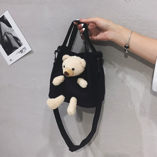 Модная небольшая весенняя небольшая сумка, универсальная сумка на одно плечо, брендовый шоппер, популярно в интернете, с медвежатами