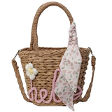 Сумка через плечо, пляжная соломенная плетеная сумка на одно плечо, DIY