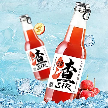 莓洛渣sir清爽解腻山楂汁气泡水230ml*6瓶