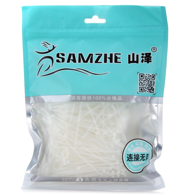 Sandze 3 6*200mm ZD-03 Professional self-lock nylon tie strap approximately 500 pieces per unit